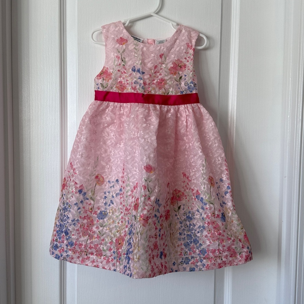 Blueberi Boulevard Pink Floral Dress